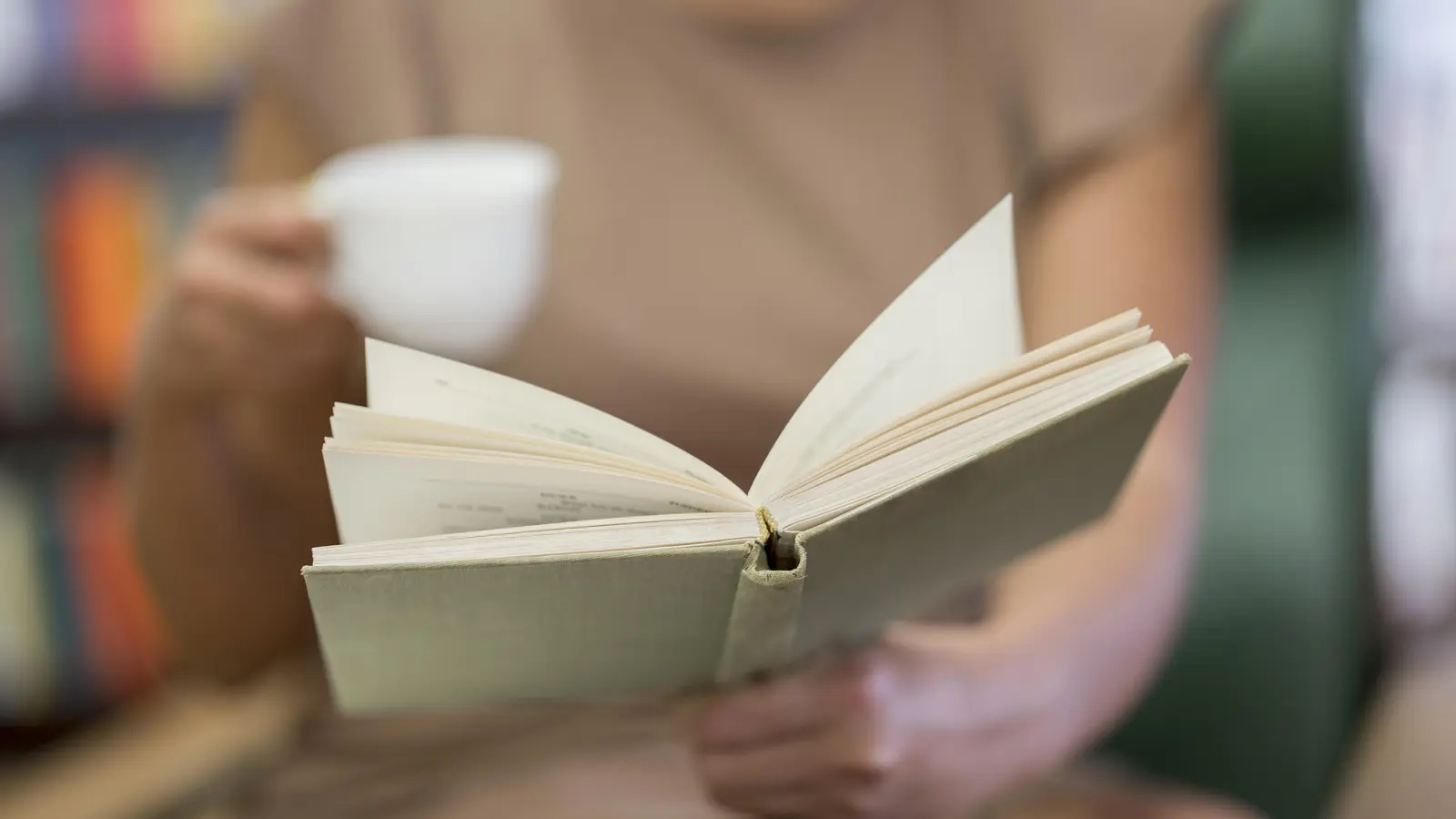 person in recovery reading Drop the Rock